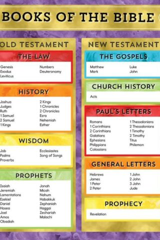 9781483853734 Books Of The Bible Chart