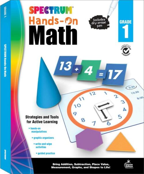 9781483857657 Spectrum Hands On Math Grade 1