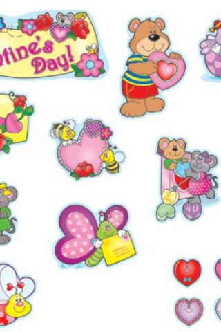 9781600220999 Valentines Day Mini Bulletin Board Set