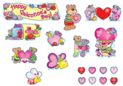 9781600220999 Valentines Day Mini Bulletin Board Set