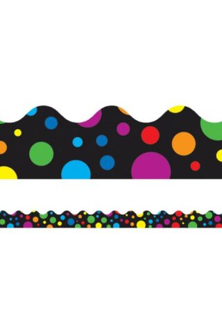 9781604186284 Big Rainbow Dots Scalloped Borders