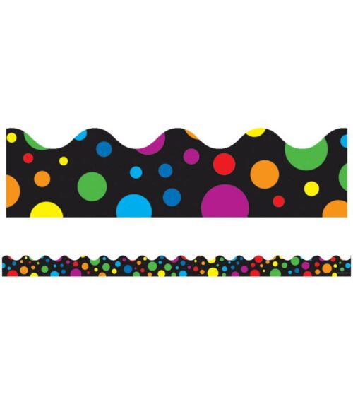 9781604186284 Big Rainbow Dots Scalloped Borders