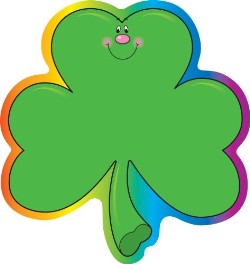 9781604186772 Shamrocks Cut Outs 36 Pack