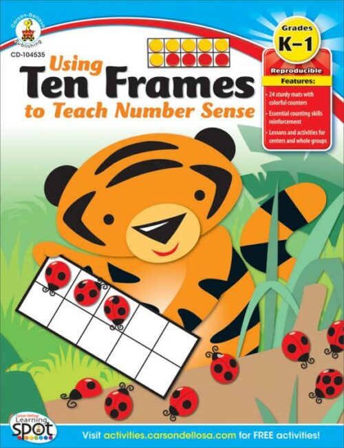 9781609964719 Using 10 Frames To Teach Number Sense K-1