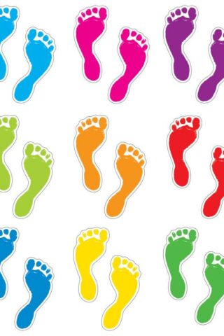 9781609965631 Footprints Cut Outs