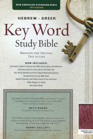 9781617159886 Hebrew Greek Key Word Study Bible