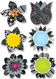 9781621861812 BW Flowers Designer Cut Outs