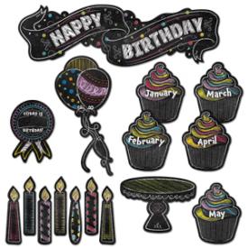 9781621868354 Chalk It Up Happy Birthday Mini Bulletin Board