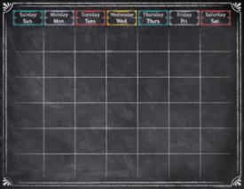 9781621868811 Chalk It Up Large Calendar Chart