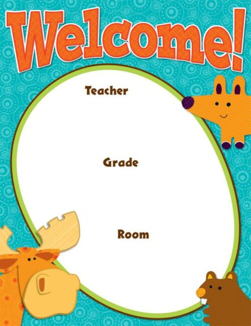 9781624420092 Moose And Friends Welcome Chart