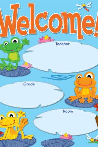 9781624420108 Funky Frogs Welcome Chart