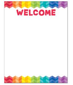 9781634453011 Painted Palette Welcome Classroom Essential Chart