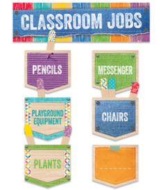 9781634457026 Upcycle Style Classroom Jobs Mini Bulletin Board