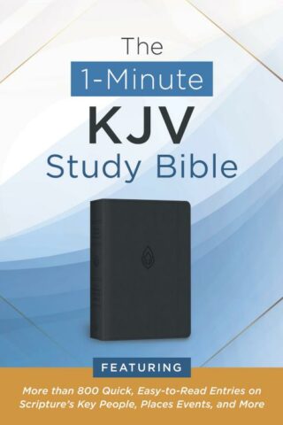 9781636092850 1 Minute Study Bible