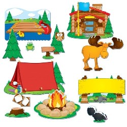 9781936022687 Camping Bulletin Board Set