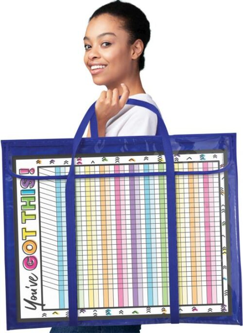 9781936022939 Deluxe Bulletin Board Storage Pocket Chart Storage