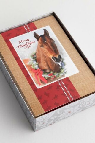 081983635892 Merry Christmas Horse Farm And Ranch Select