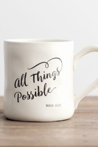 081983640513 All Things Possible Hand Thrown