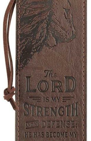 1220000136854 LORD Is My Strength Faux Leather Exodus 15:2