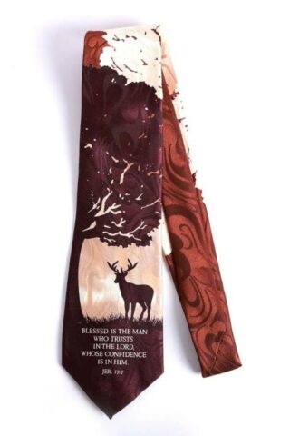 788200814916 Jeremiah 17:7 Deer Tie