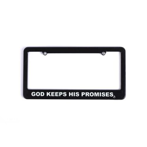 788200878109 God Keeps His Promises Auto Tag Frame Frame