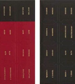 1220000323612 Black And Red Old And New Testament Bible Indexing