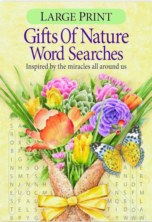 9781737556206 Gifts Of Nature Word Searches Large Print (Large Type)