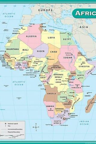 0088231976509 Africa Map