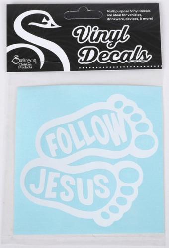 788200801473 Follow Jesus Feet Vinyl Decal