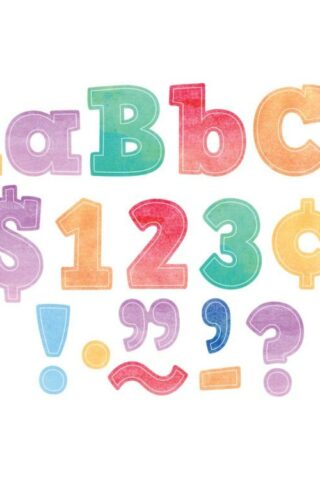0088231988892 Watercolor Bold Block Letters Combo Pack