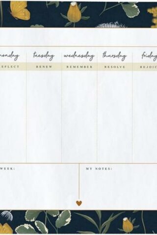 0195002467637 In Christ Alone Weekly Desk Planner