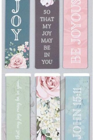 1220000134348 Set of 6 That Joy May Be in You - John 15:11 Inspirational Magnetic Bible Verse