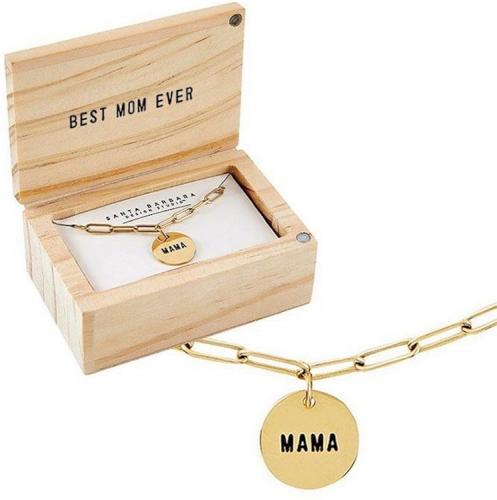 195002357518 Mama Link Chain In Wooden Box