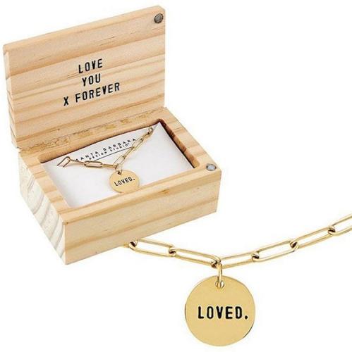 195002357587 Loved Link Chain In Wooden Box