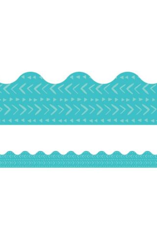 9781483857404 1 World Blue Batik Scalloped Borders