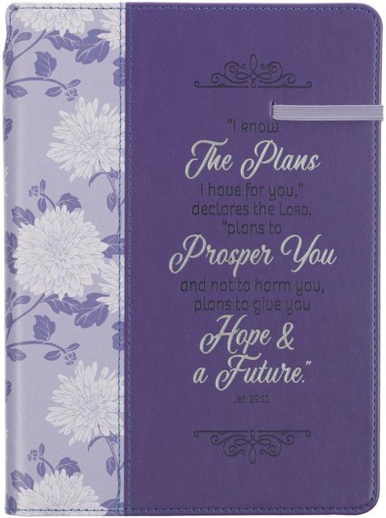 9781639522712 Scripture Journal I Know the Plans Jeremiah 29:11 Bible Verse Inspirational Faux