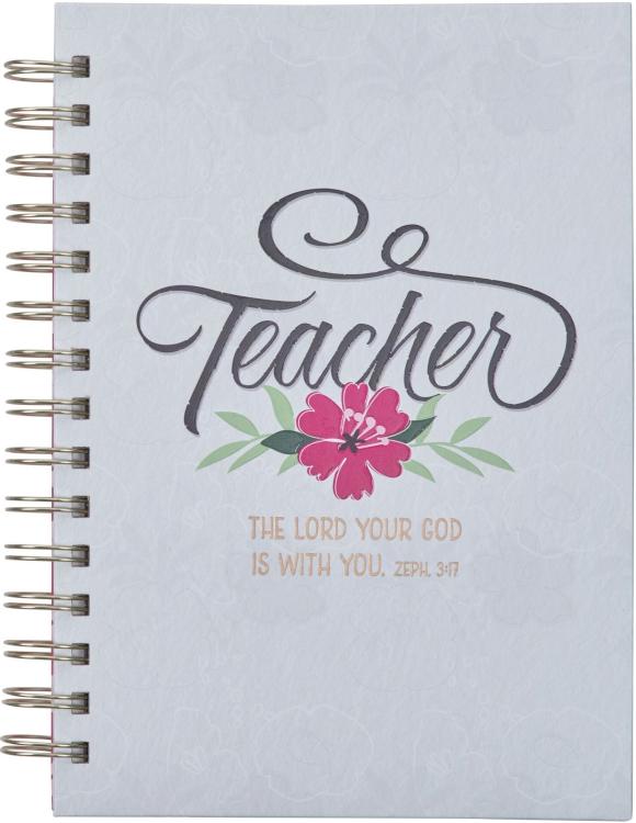 9781639523986 Pink Journal w/Scripture The Lord is With You Large Bible Verse Notebook
