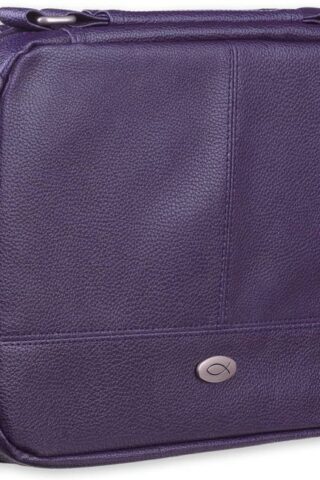 1220000721531 Inspirational Vegan Leather Two-fold Organizer Bible Cover for Women