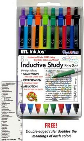634989639809 InkJoy Inductive Bible Study Kit