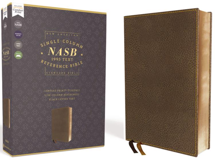 9780310451167 Single Column Reference Bible Wide Margin 1995 Text Comfort Print