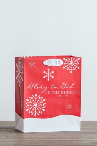 081983525131 Red Snowflakes Value Gift Bag