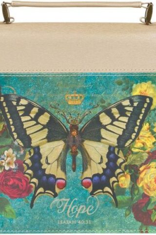 1220000322660 Vegan Leather Fashion Bible Cover Carry Case for Women: Hope - Isa. 40:31 Inspir