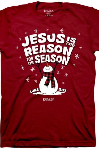 612978655924 Kerusso Jesus Is The Reason Snowman (XL T-Shirt)
