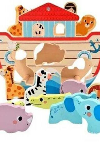 6976831551599 Noahs Ark Wooden Shape Sorter