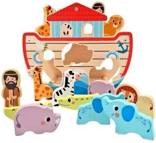 6976831551599 Noahs Ark Wooden Shape Sorter