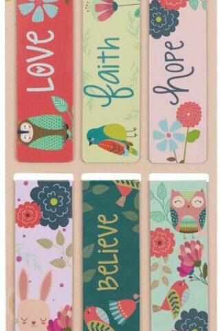 1220000137233 Set of 6 Faith Encouragements Faith Hope Love Believe Vintage Retro Birds/Floral