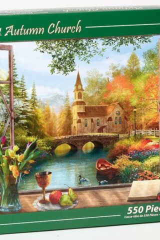 871241003125 Autumn Church Jigsaw (Puzzle)