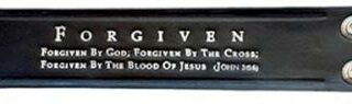 166761663165 Leather Forgiven (Bracelet/Wristband)