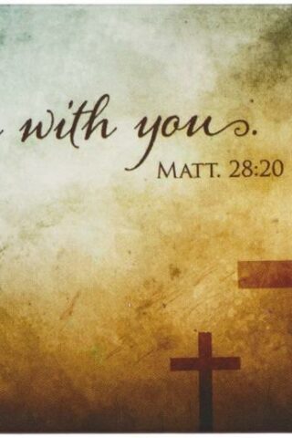 6006937113763 Sturdy Decorative Refrigerator Scripture Magnet for Men/Women: With You Encourag