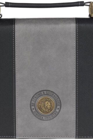 1220000327306 Classic Premium Vegan Leather Inspirational Bible Cover for Men & Women: Strong